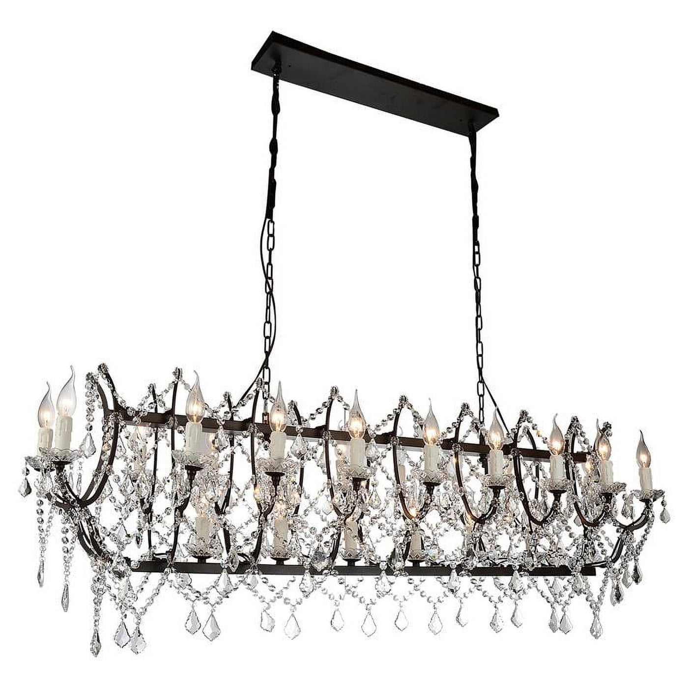 Phraya 21 Light Brown Chandelier