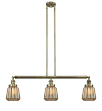 Chatham 39-Inch 3-Light Stem-Hung Island Light with LED Bulbs