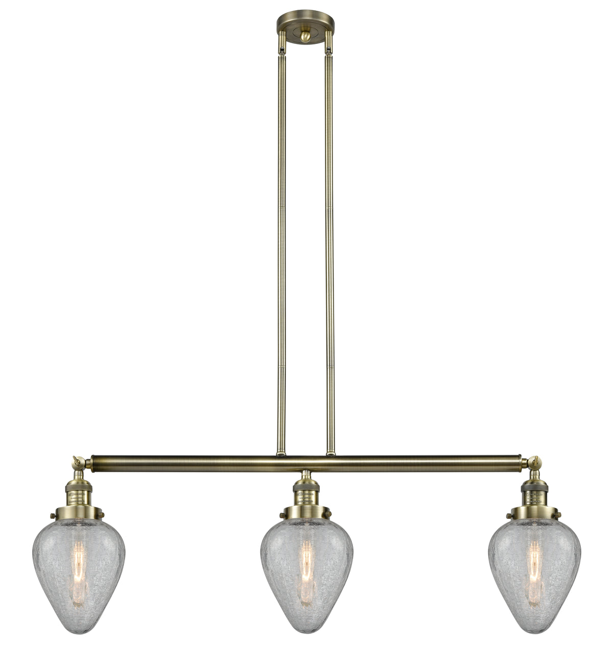 Geneseo 38-Inch 3-Light Stem-Hung Island Light