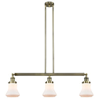 Bellmont 39-Inch 3-Light Stem-Hung Island Light with LED Bulbs
