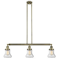 Bellmont 39-Inch 3-Light Stem-Hung Island Light with LED Bulbs