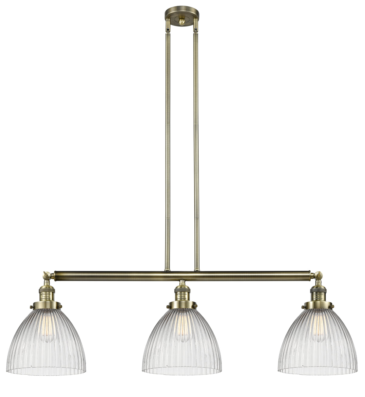 Seneca Falls 39-Inch 3-Light Stem-Hung Island Light