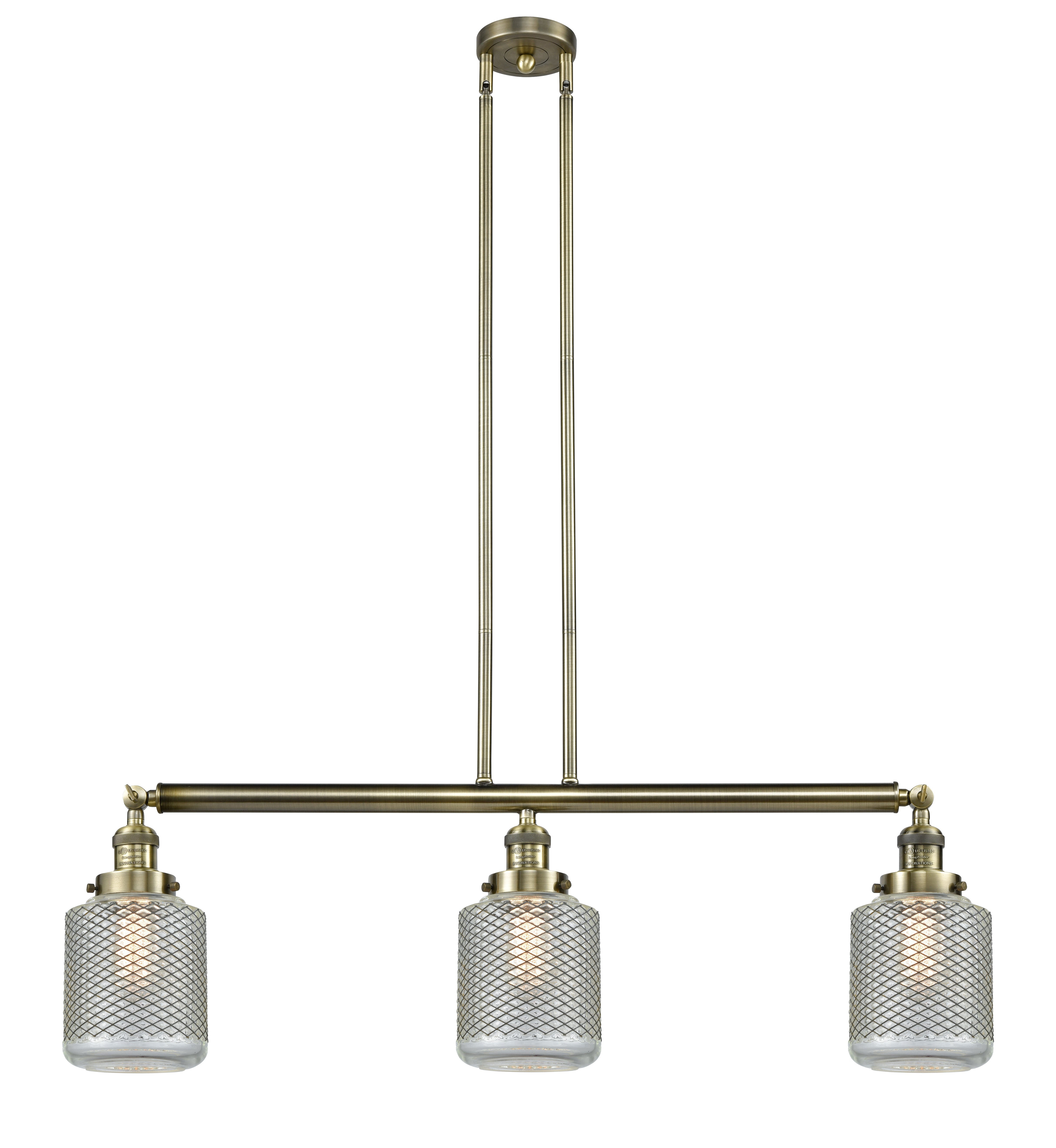 Franklin Restoration Island Light Steel Glass