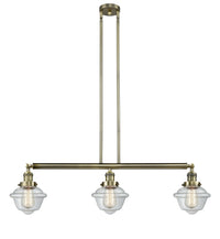 Oxford 40-Inch 3-Light Stem-Hung Island Light