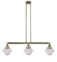Oxford 40-Inch 3-Light Stem-Hung Island Light