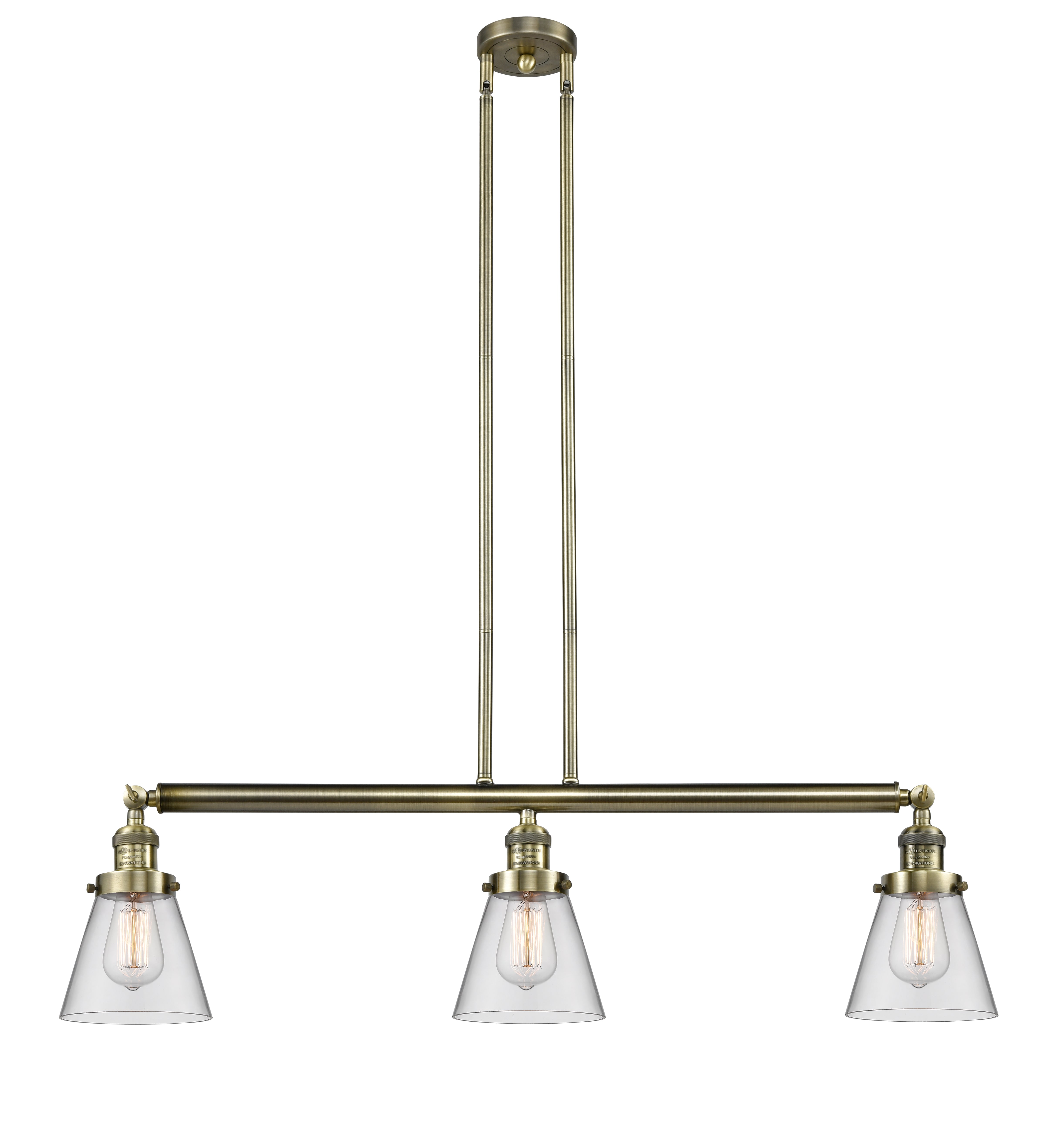 Franklin Restoration Glass Steel Light