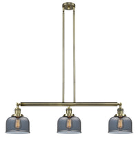 Bell 41-Inch 3-Light Stem-Hung Island Light Sloped-Ceiling Compatible