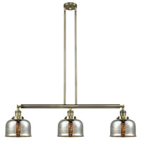 Bell 41-Inch 3-Light Stem-Hung Island Light Sloped-Ceiling Compatible