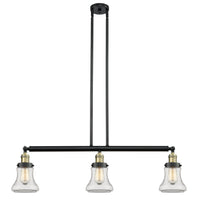 Bellmont 39-Inch 3-Light Stem-Hung Island Light with LED Bulbs