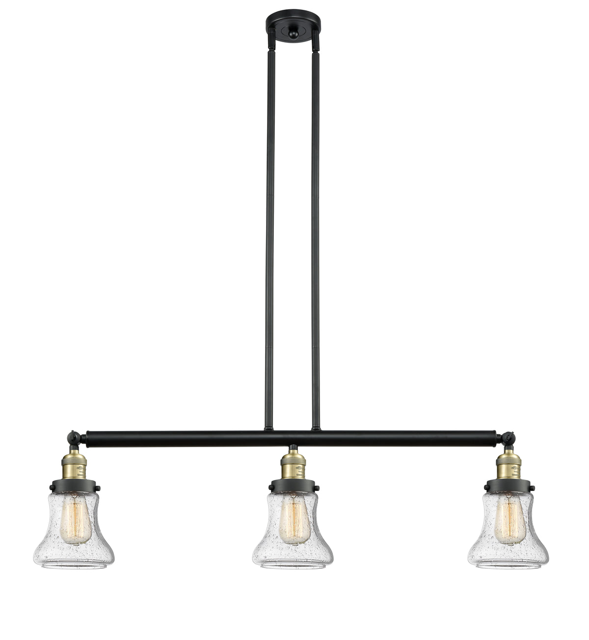 Bellmont 39-Inch 3-Light Stem-Hung Island Light with LED Bulbs