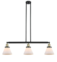 Cone 40-Inch 3-Light Stem-Hung Island Light