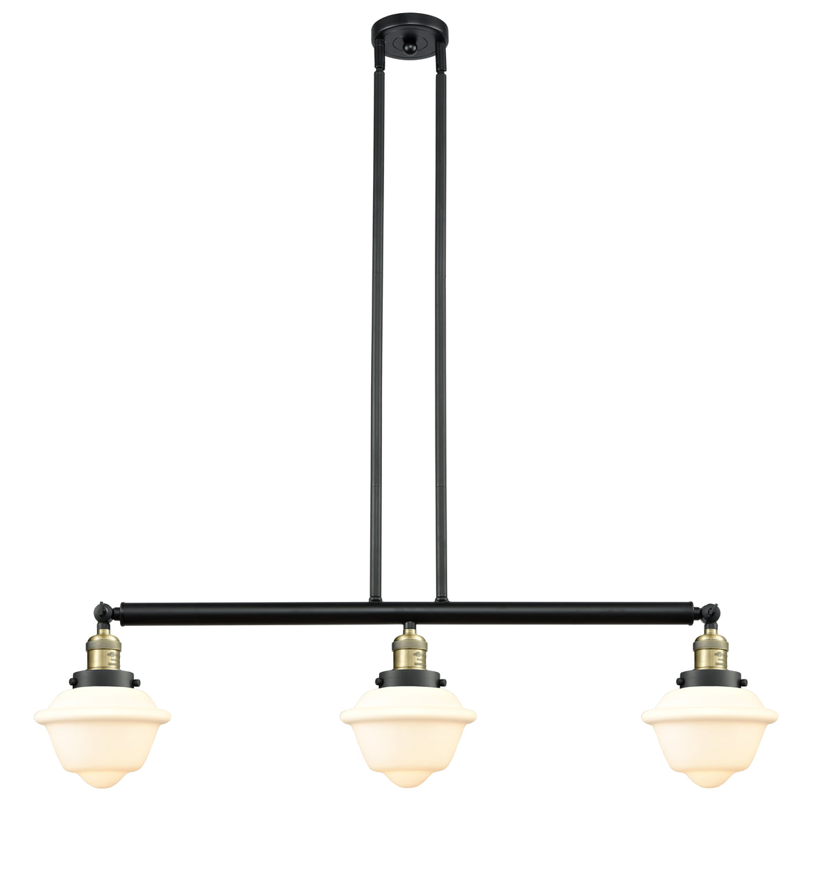 Oxford 40-Inch 3-Light Stem-Hung Island Light