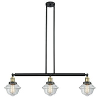 Oxford 40-Inch 3-Light Stem-Hung Island Light