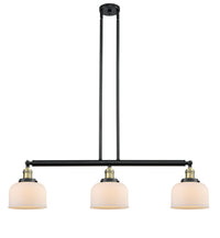Bell 41-Inch 3-Light Stem-Hung Island Light Sloped-Ceiling Compatible