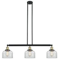 Bell 41-Inch 3-Light Stem-Hung Island Light Sloped-Ceiling Compatible