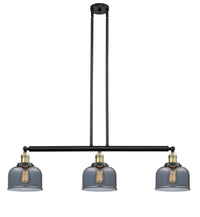 Bell 41-Inch 3-Light Stem-Hung Island Light Sloped-Ceiling Compatible