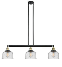 Bell 41-Inch 3-Light Stem-Hung Island Light Sloped-Ceiling Compatible
