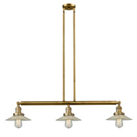Halophane 41-Inch 3-Light Stem-Hung Island Light