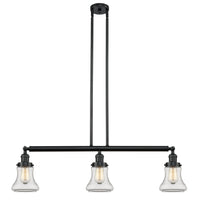 Bellmont 39-Inch 3-Light Stem-Hung Island Light with LED Bulbs