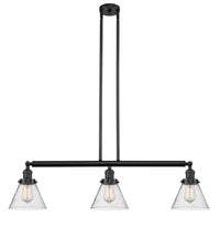 Cone 40-Inch 3-Light Stem-Hung Island Light