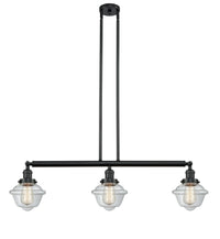 Oxford 40-Inch 3-Light Stem-Hung Island Light