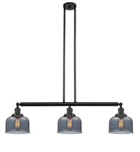 Bell 41-Inch 3-Light Stem-Hung Island Light Sloped-Ceiling Compatible