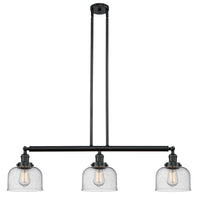 Bell 41-Inch 3-Light Stem-Hung Island Light Sloped-Ceiling Compatible