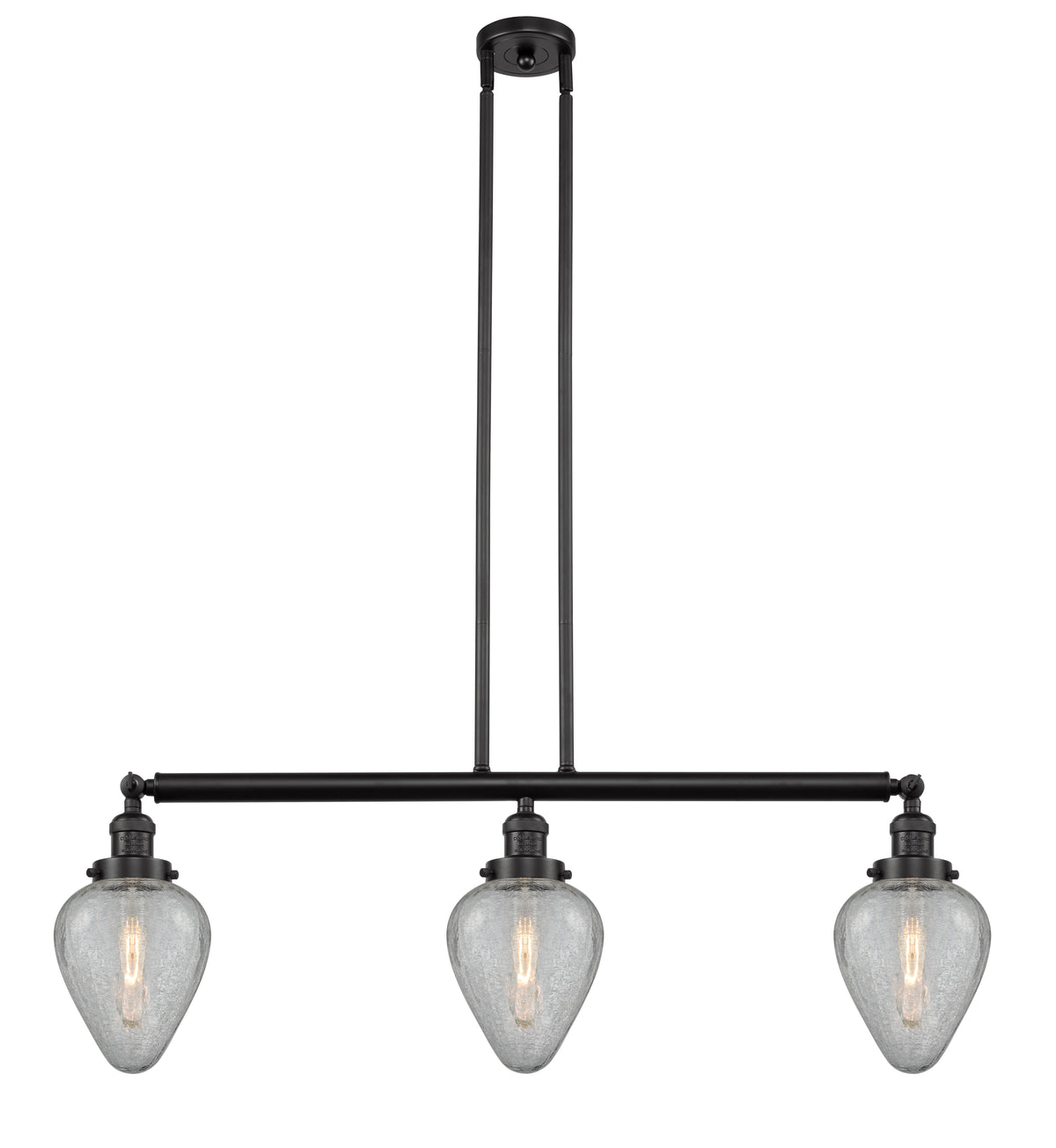 Geneseo 38-Inch 3-Light Stem-Hung Island Light