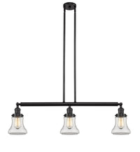 Bellmont 39-Inch 3-Light Stem-Hung Island Light with LED Bulbs