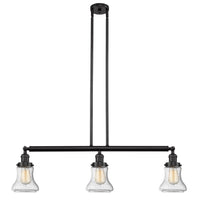 Bellmont 39-Inch 3-Light Stem-Hung Island Light with LED Bulbs