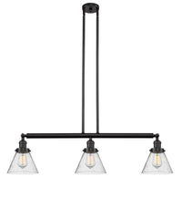 Cone 40-Inch 3-Light Stem-Hung Island Light