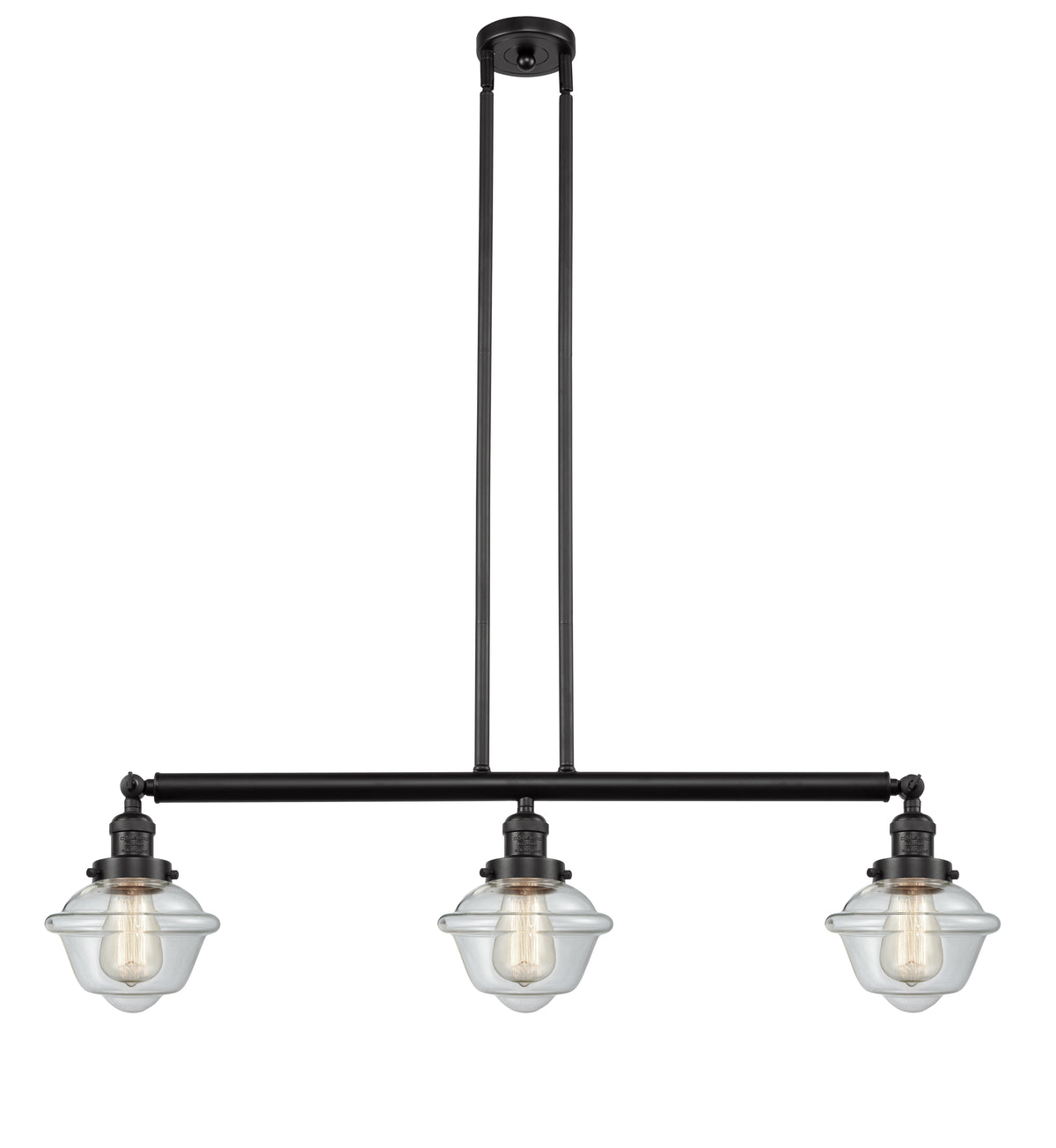 Oxford 40-Inch 3-Light Stem-Hung Island Light