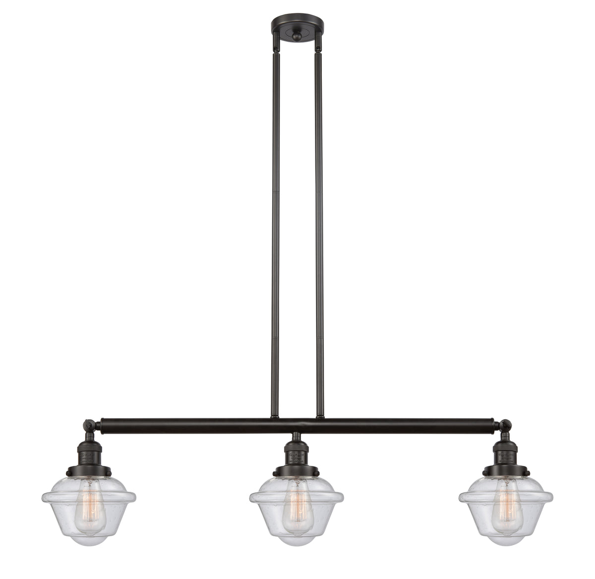 Oxford 40-Inch 3-Light Stem-Hung Island Light