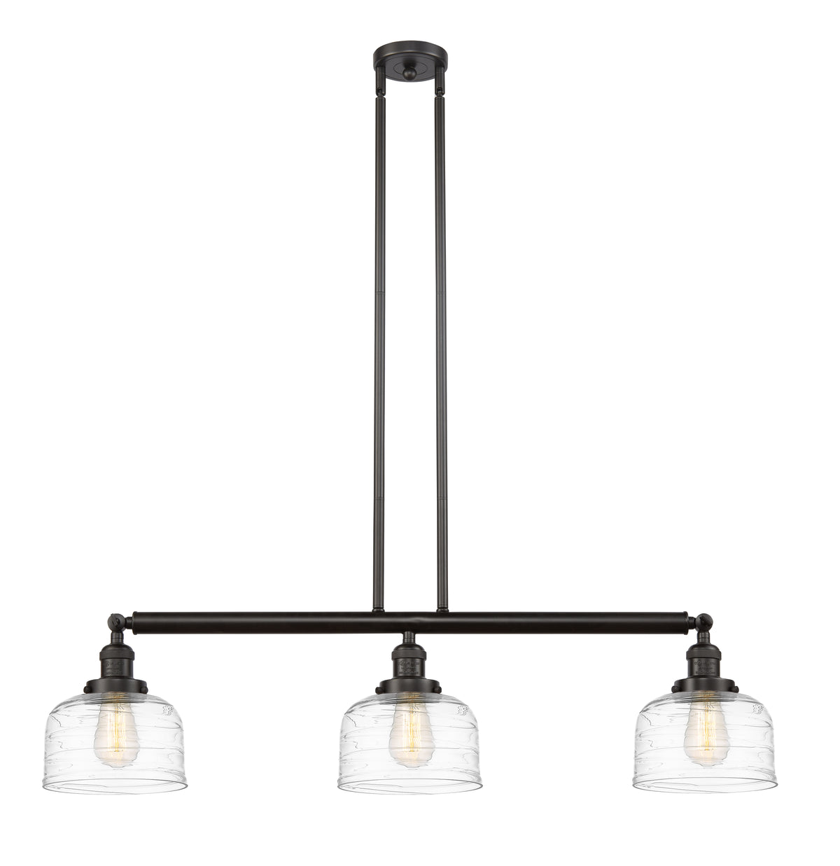 Bell 41-Inch 3-Light Stem-Hung Island Light
