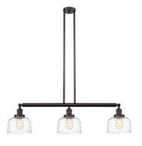 Bell 41-Inch 3-Light Stem-Hung Island Light