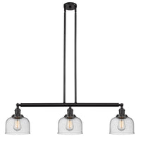 Bell 41-Inch 3-Light Stem-Hung Island Light Sloped-Ceiling Compatible