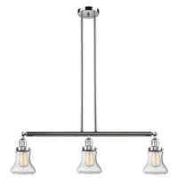 Bellmont 39-Inch 3-Light Stem-Hung Island Light with LED Bulbs