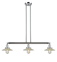 Halophane 41-Inch 3-Light Stem-Hung Island Light