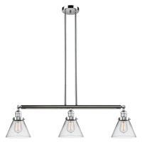 Cone 40-Inch 3-Light Stem-Hung Island Light