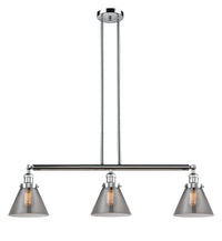 Cone 40-Inch 3-Light Stem-Hung Island Light