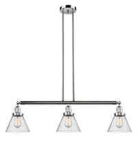 Cone 40-Inch 3-Light Stem-Hung Island Light