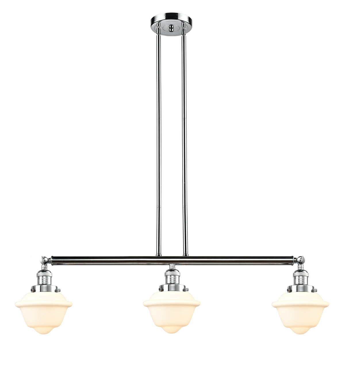 Oxford 40-Inch 3-Light Stem-Hung Island Light