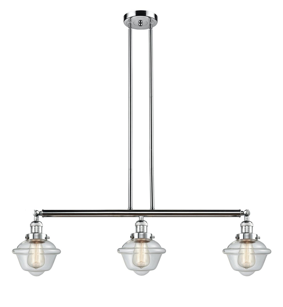 Oxford 40-Inch 3-Light Stem-Hung Island Light