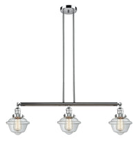 Oxford 40-Inch 3-Light Stem-Hung Island Light