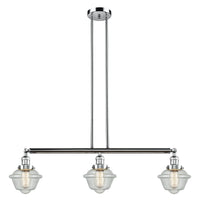 Oxford 40-Inch 3-Light Stem-Hung Island Light