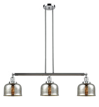 Bell 41-Inch 3-Light Stem-Hung Island Light Sloped-Ceiling Compatible