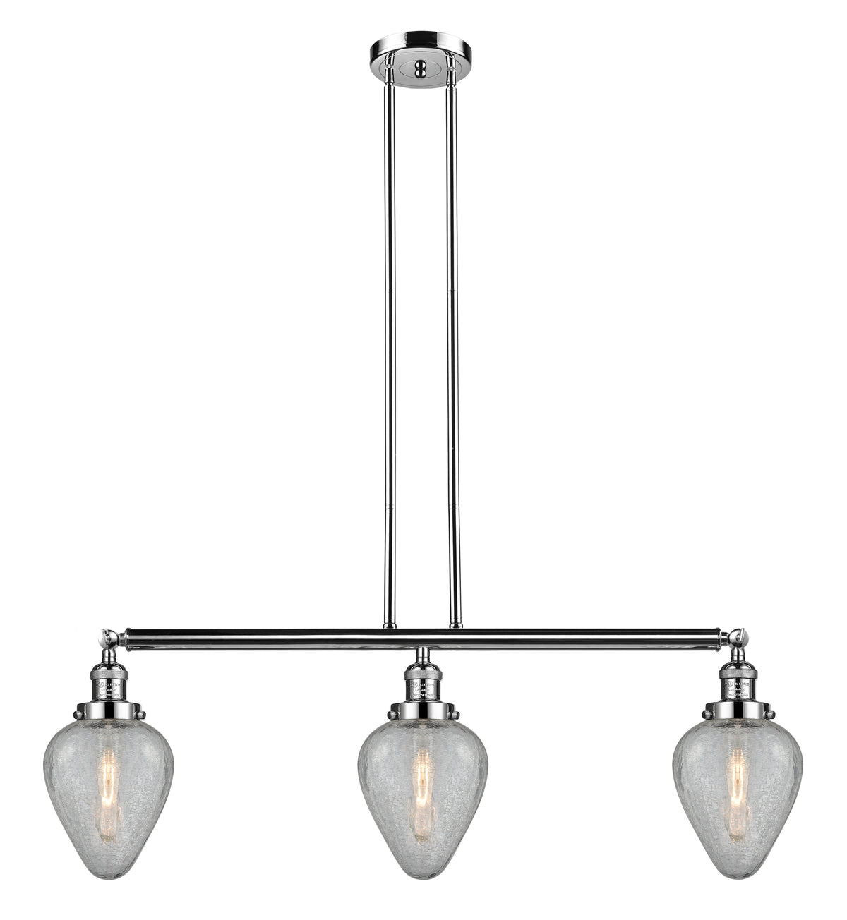 Geneseo 38-Inch 3-Light Stem-Hung Island Light