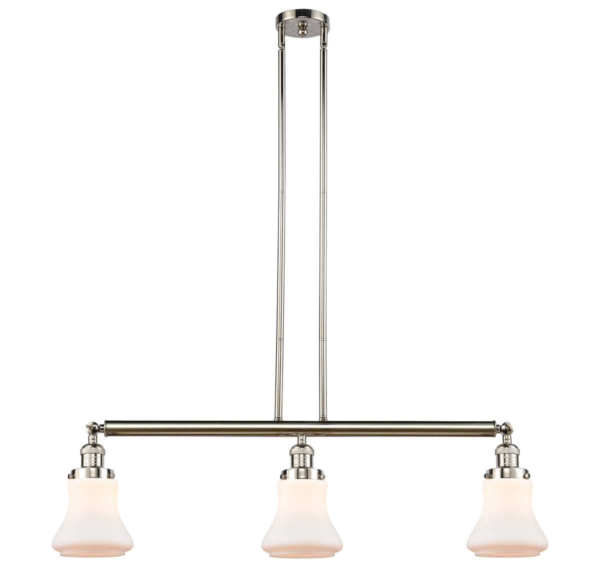 Bellmont 39-Inch 3-Light Stem-Hung Island Light with LED Bulbs