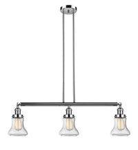 Bellmont 39-Inch 3-Light Stem-Hung Island Light with LED Bulbs