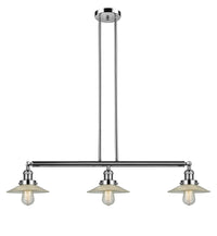 Halophane 41-Inch 3-Light Stem-Hung Island Light